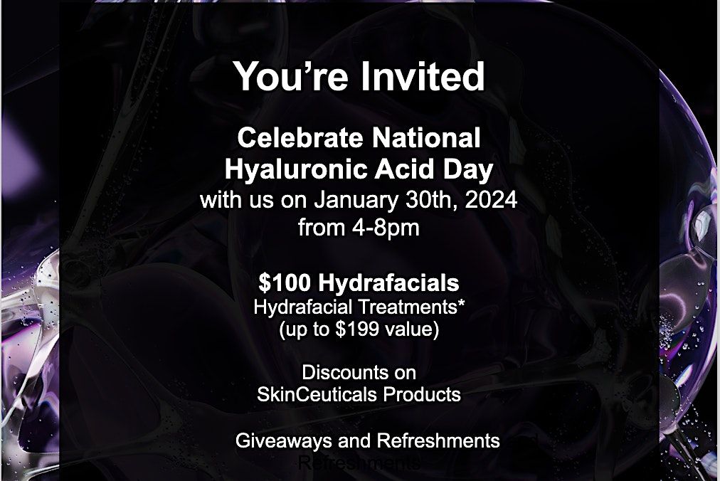 SkinLab National Hyaluronic Acid Day