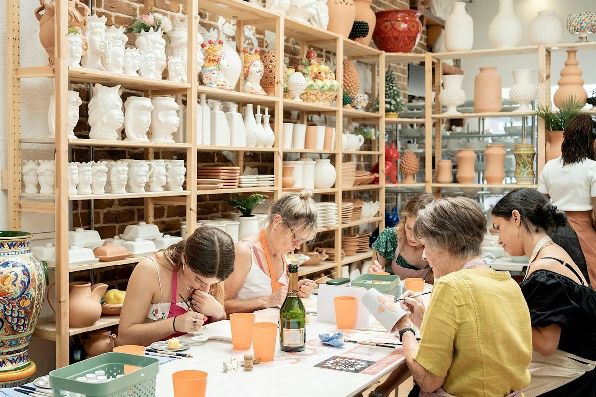 Galentine\u2019s Pottery Painting