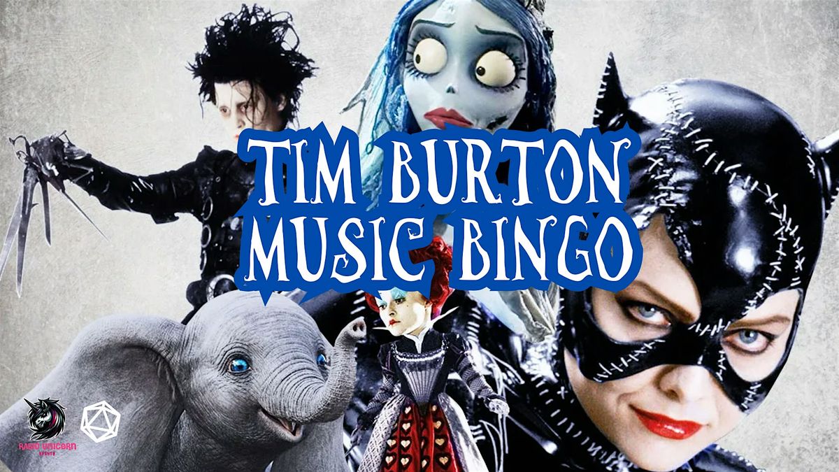 Tim Burton Music Bingo