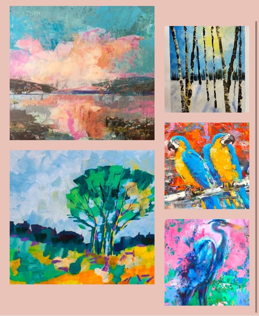 Message to book: Palette Knife\/Credit Card\/Flat Brush Art \u00a315 Garstang