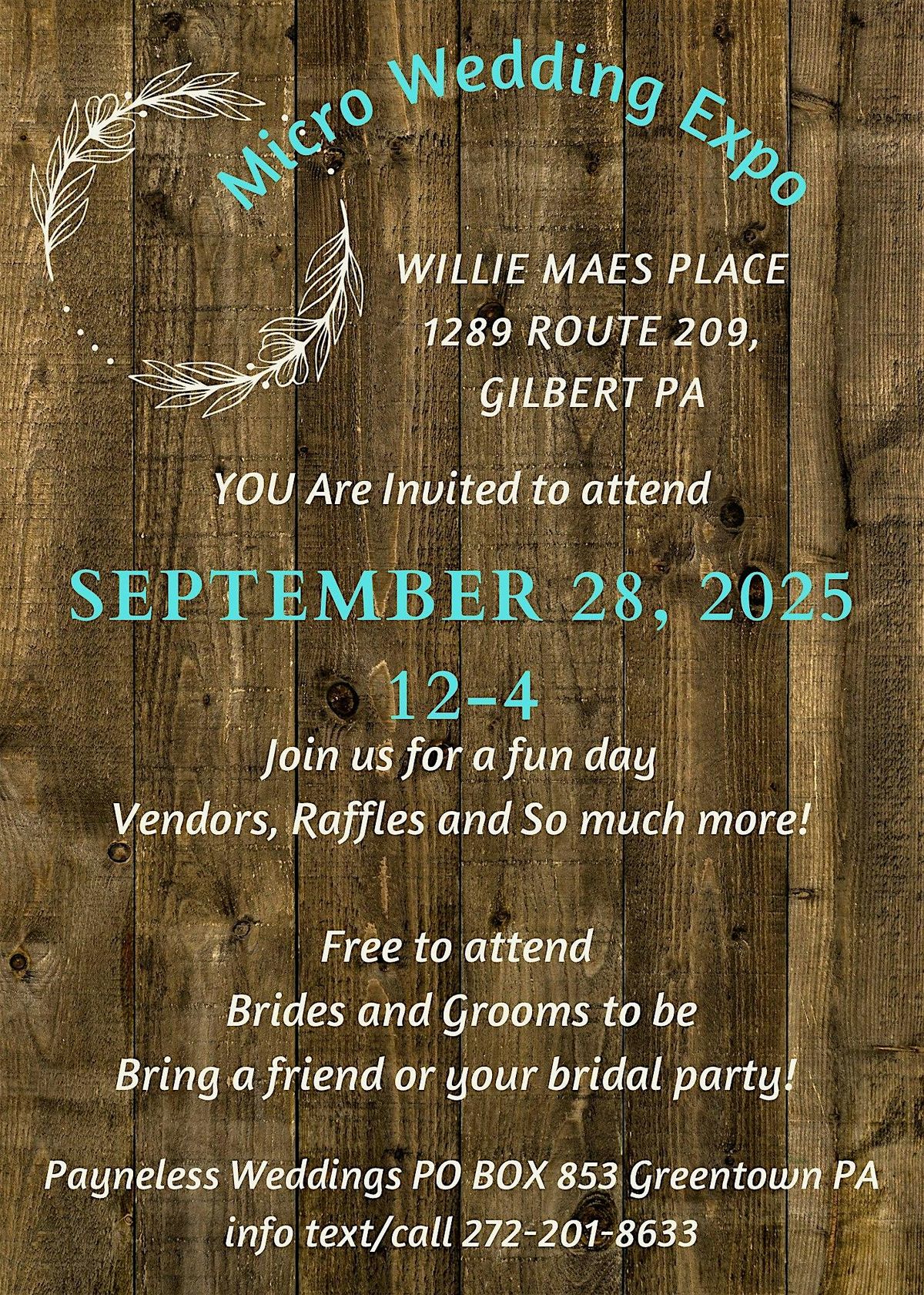 Micro Wedding Expo