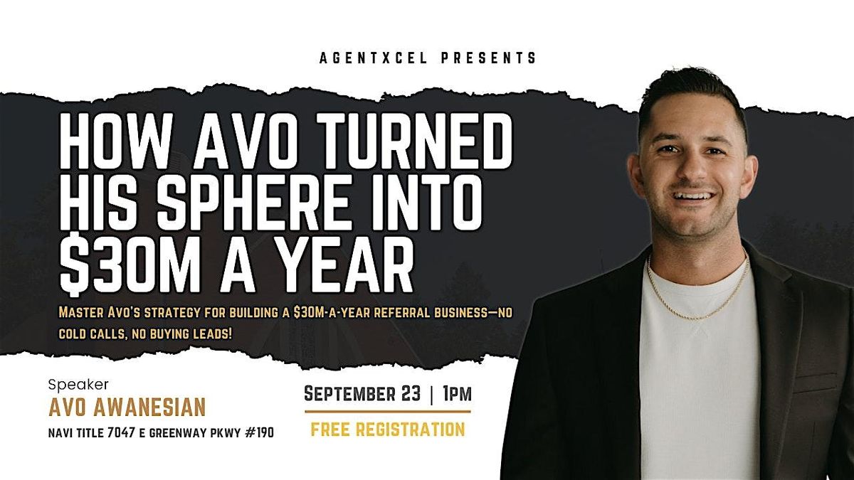 How Avo Turned His Sphere Into $30M A Year