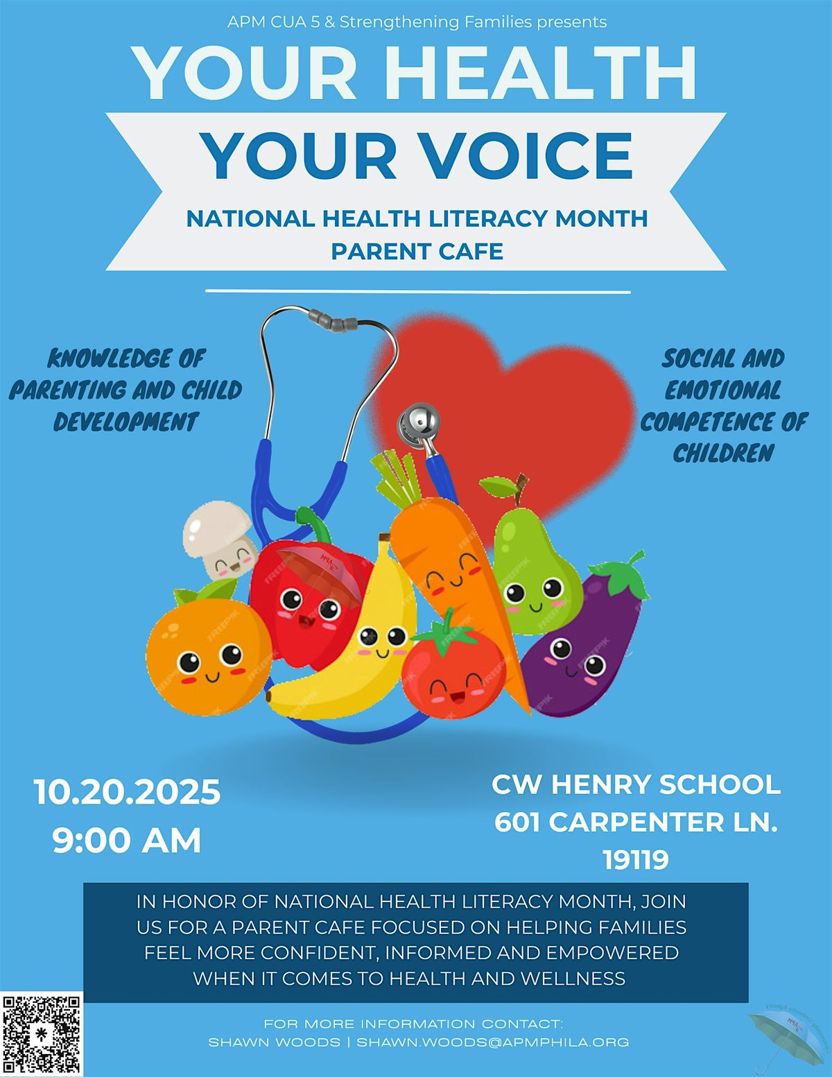 Parent Cafe: "Your Health, Your Voice"
