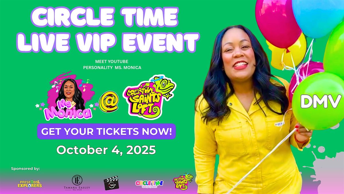 Circle Time with Ms. Monica LIVE:  DMV