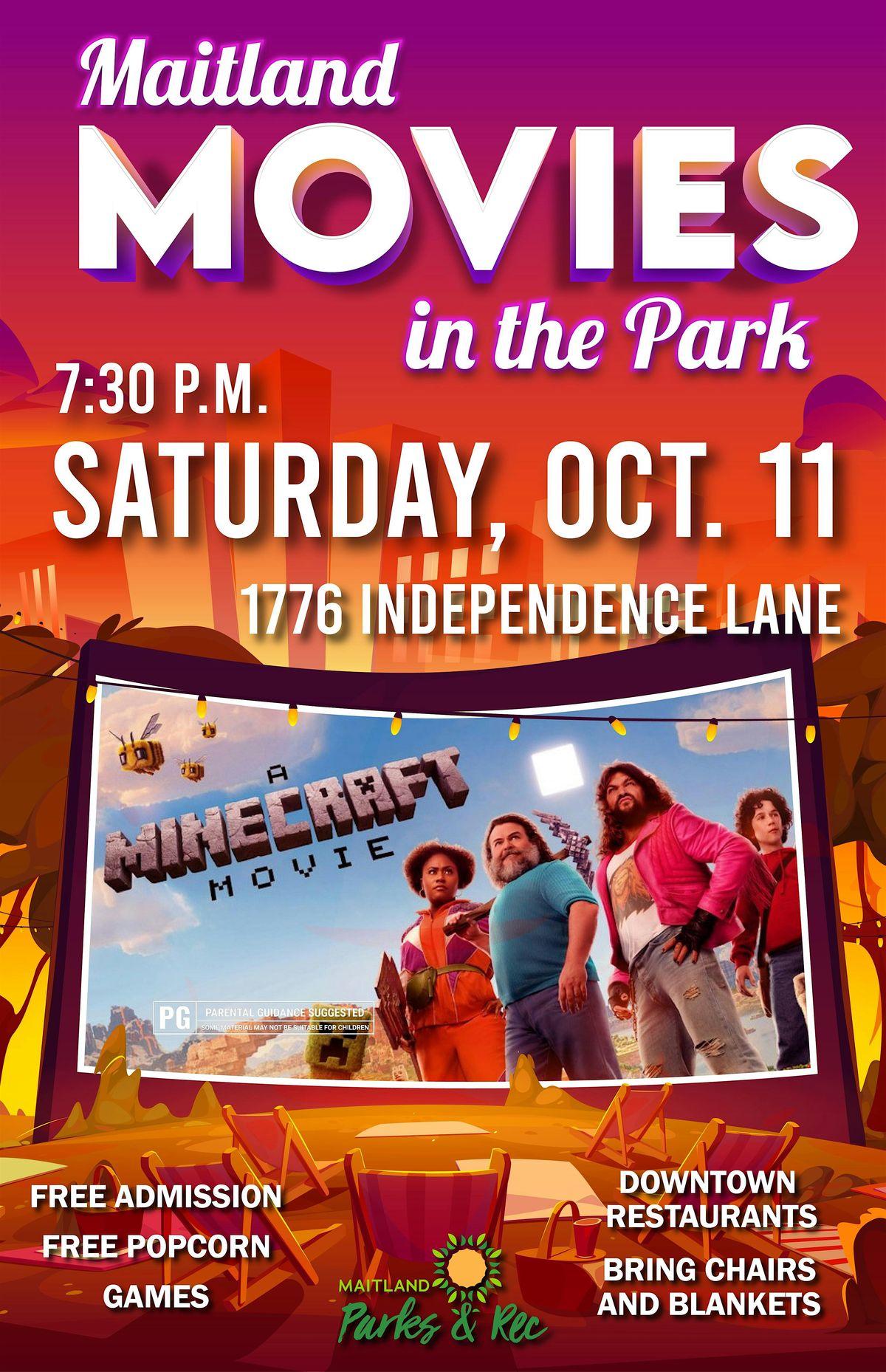 Maitland Movies in the Park
