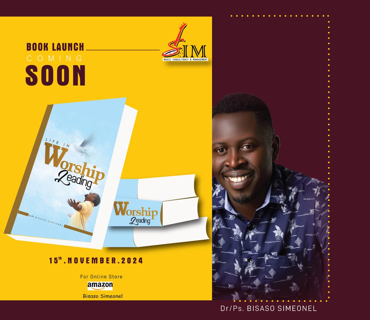 Pr. Bisaso Simeonel's Book Unveiling and Music Launch