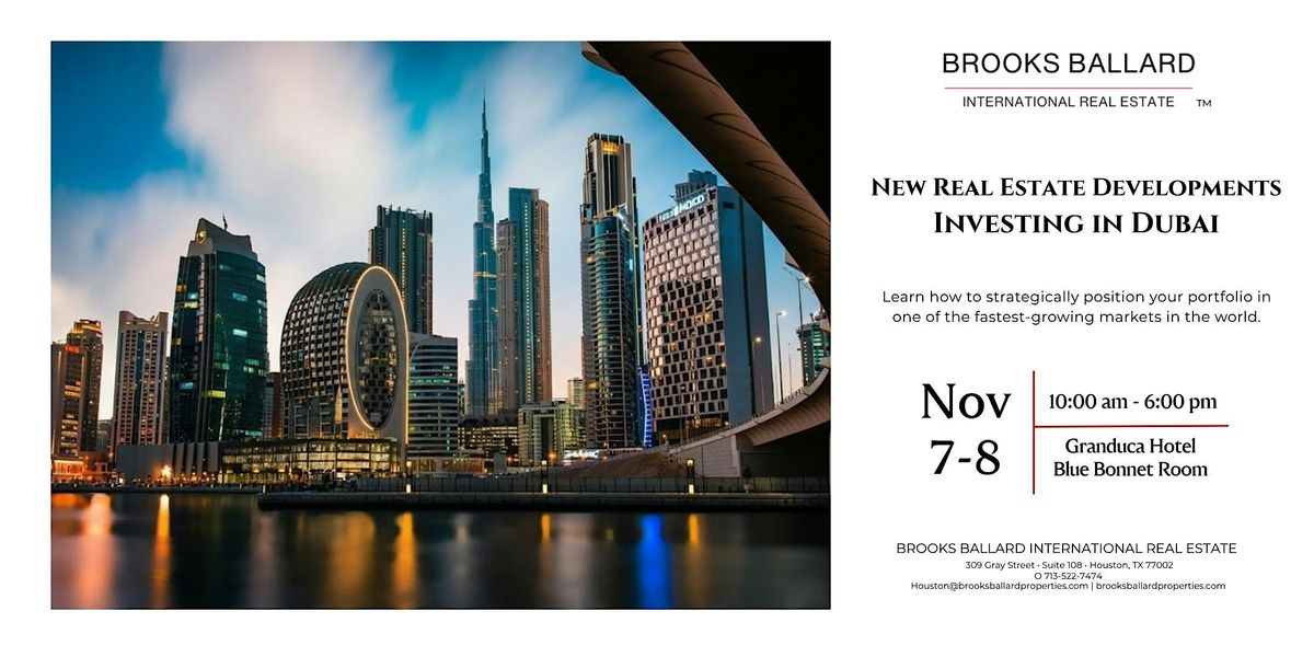 Roadshow Event: Investing in Dubai