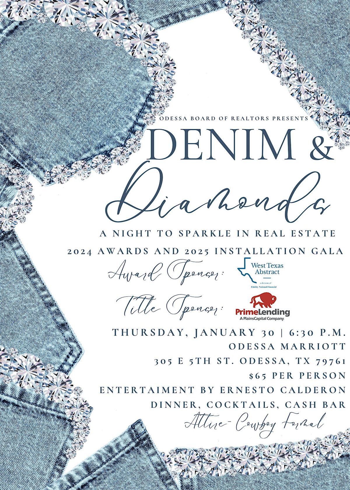 Denim and Diamonds:  A Night to Sparkle in Real Estate