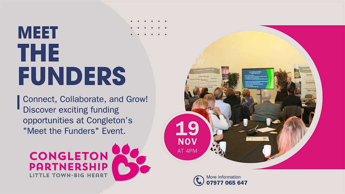 Meet The Funders - Congleton