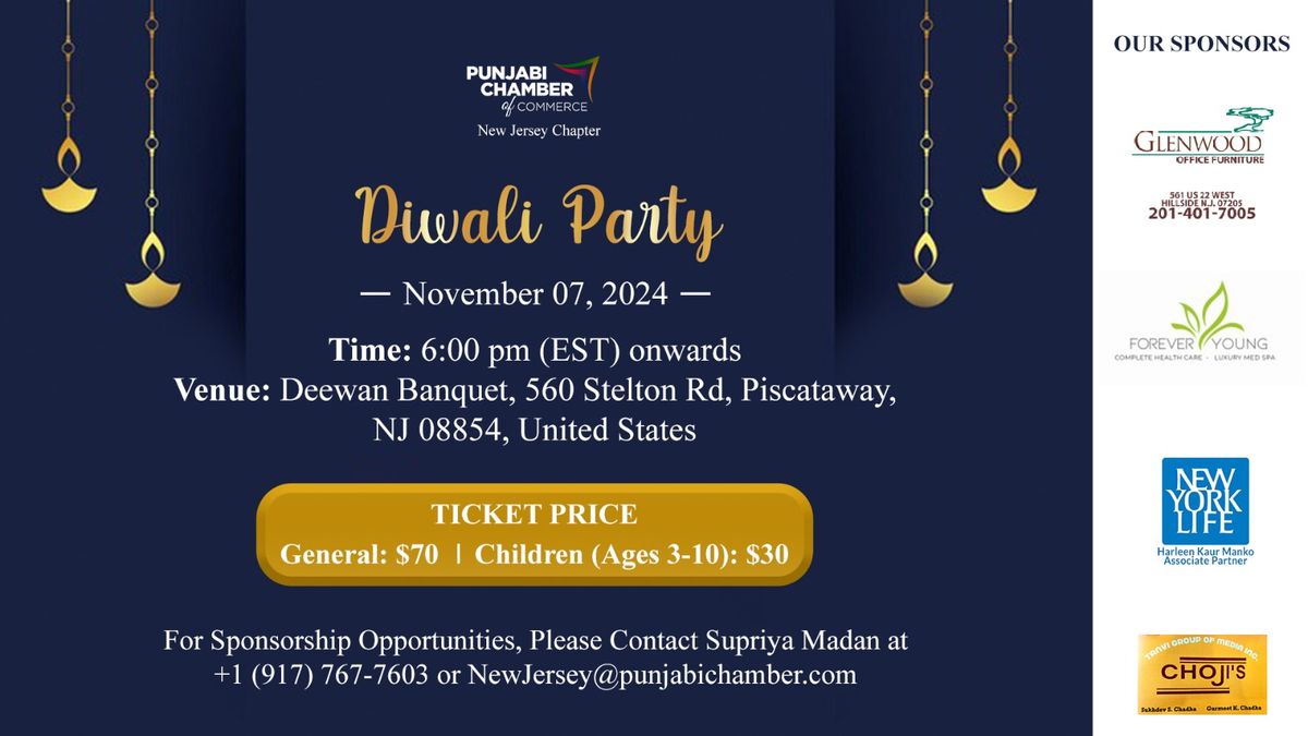 Diwali Party by PCC NJ Chapter