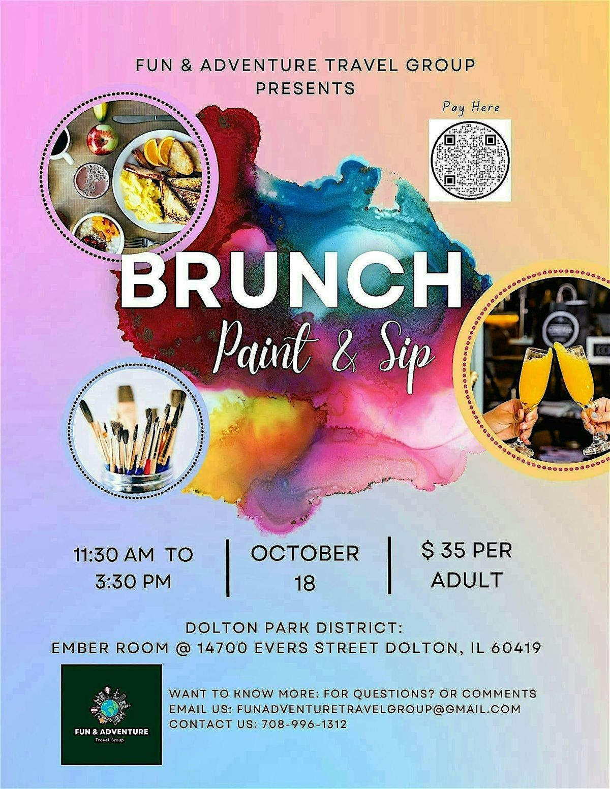October Paint & Sip Brunch