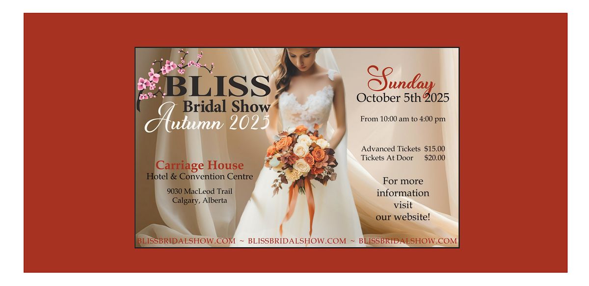 BLISS BRIDAL SHOW Autumn 2025