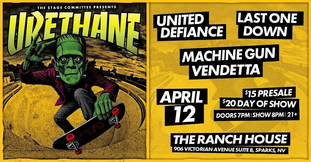 Urethane\/United Defiance\/Last One Down\/Machine Gun Vendetta