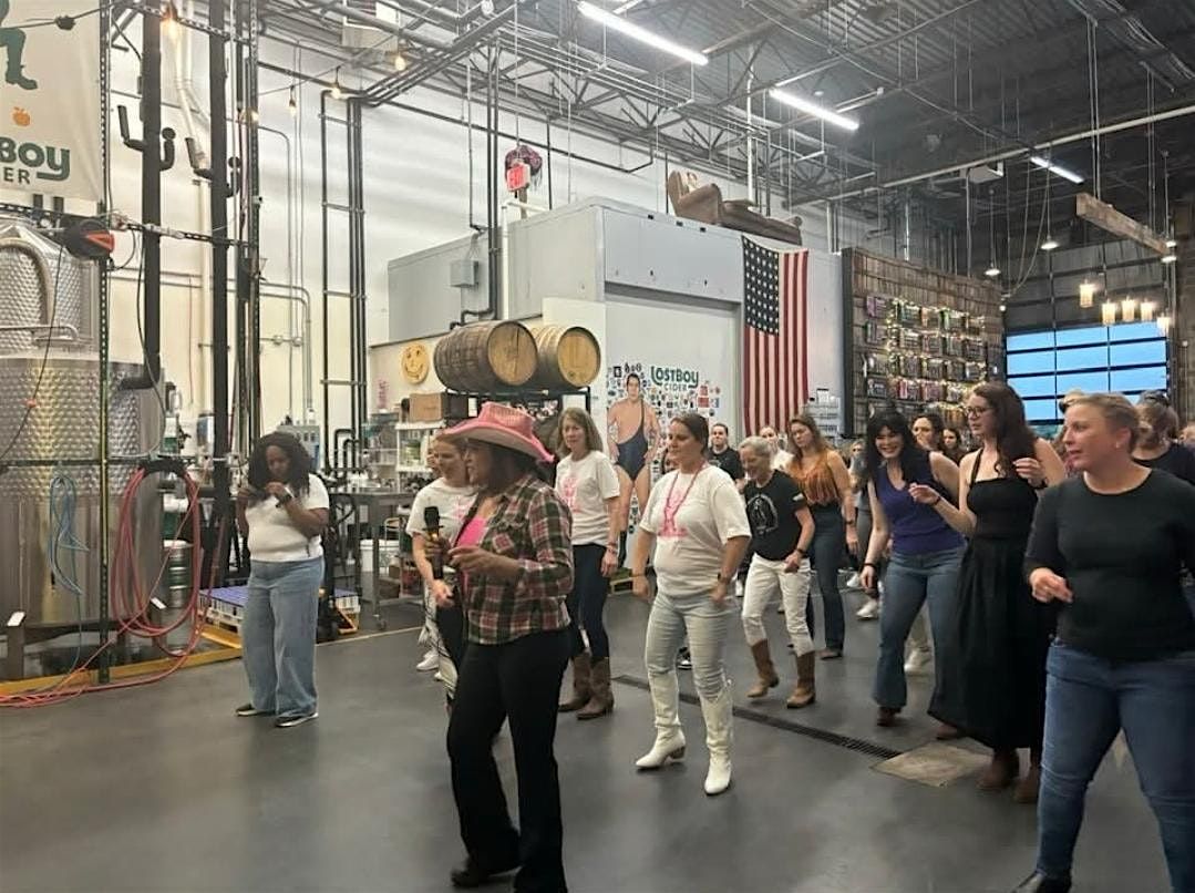 Line Dancing at Lost Boy Cider