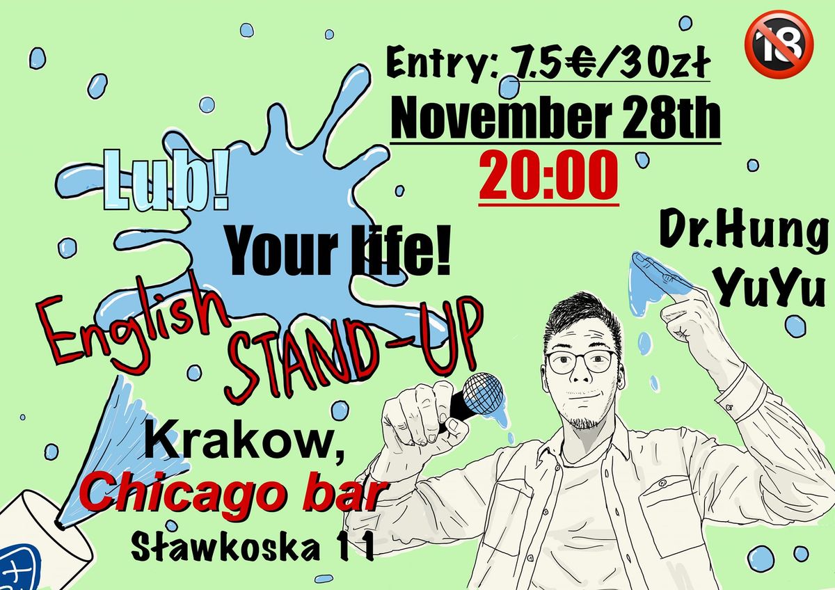 Lub Krakow! English Standup! YuYu "Lub your life"