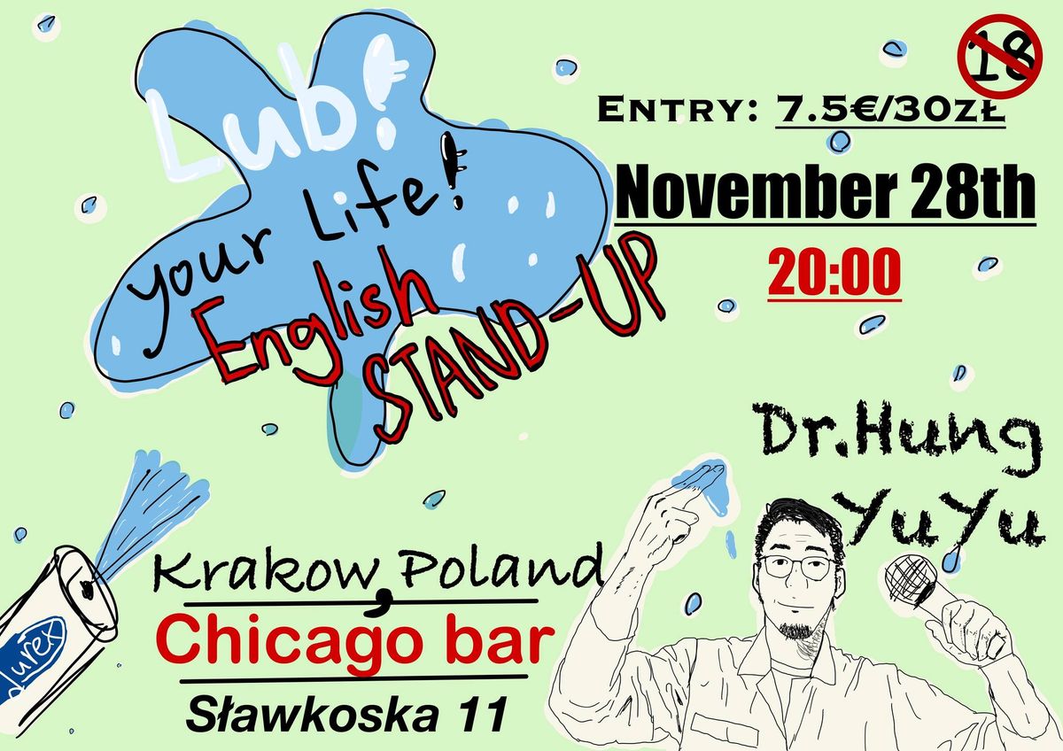 Lub Krakow! English Standup! YuYu "Lub your life"