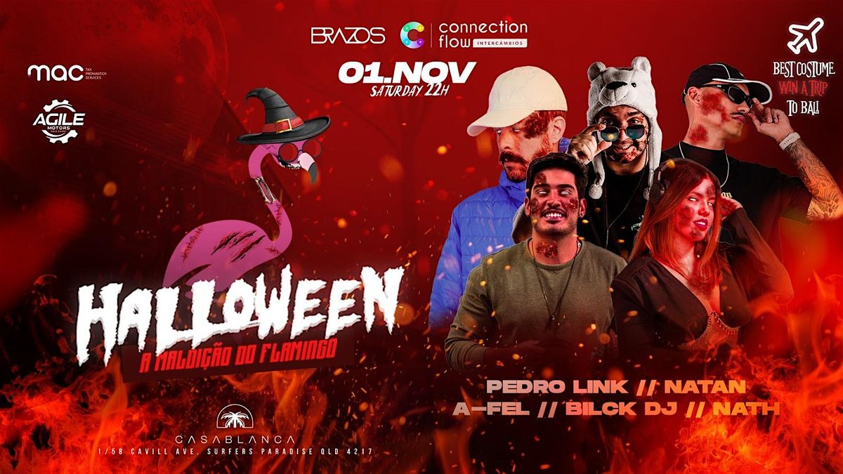 Brazos Halloween \u271e A maldi\u00e7\u00e3o do Flamingo