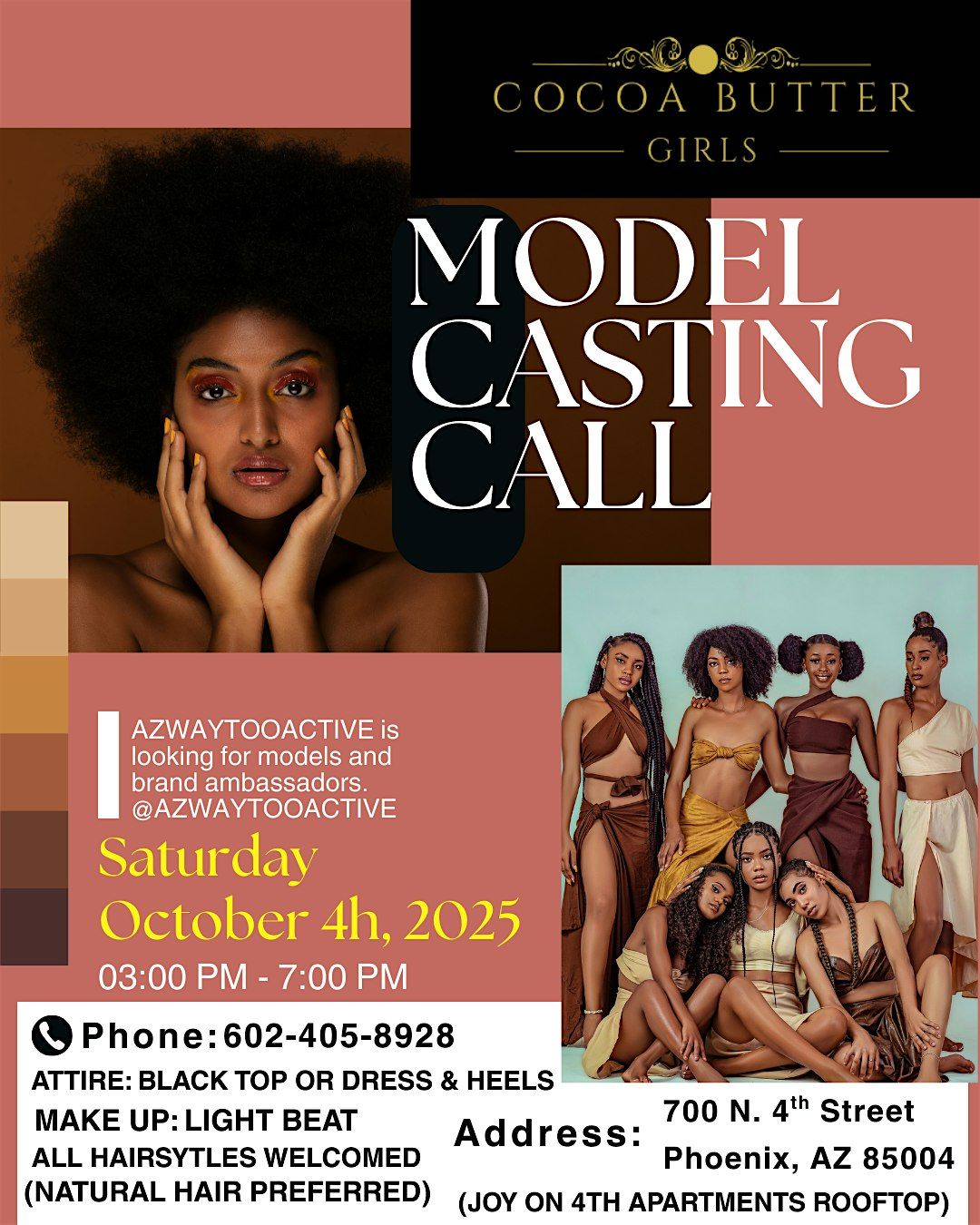 COCOA BUTTER GIRLS CASTING CALL