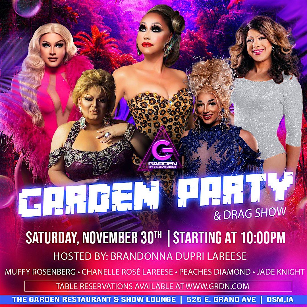 Sat Nov 30 Drag Show - 10pm Table Reservation