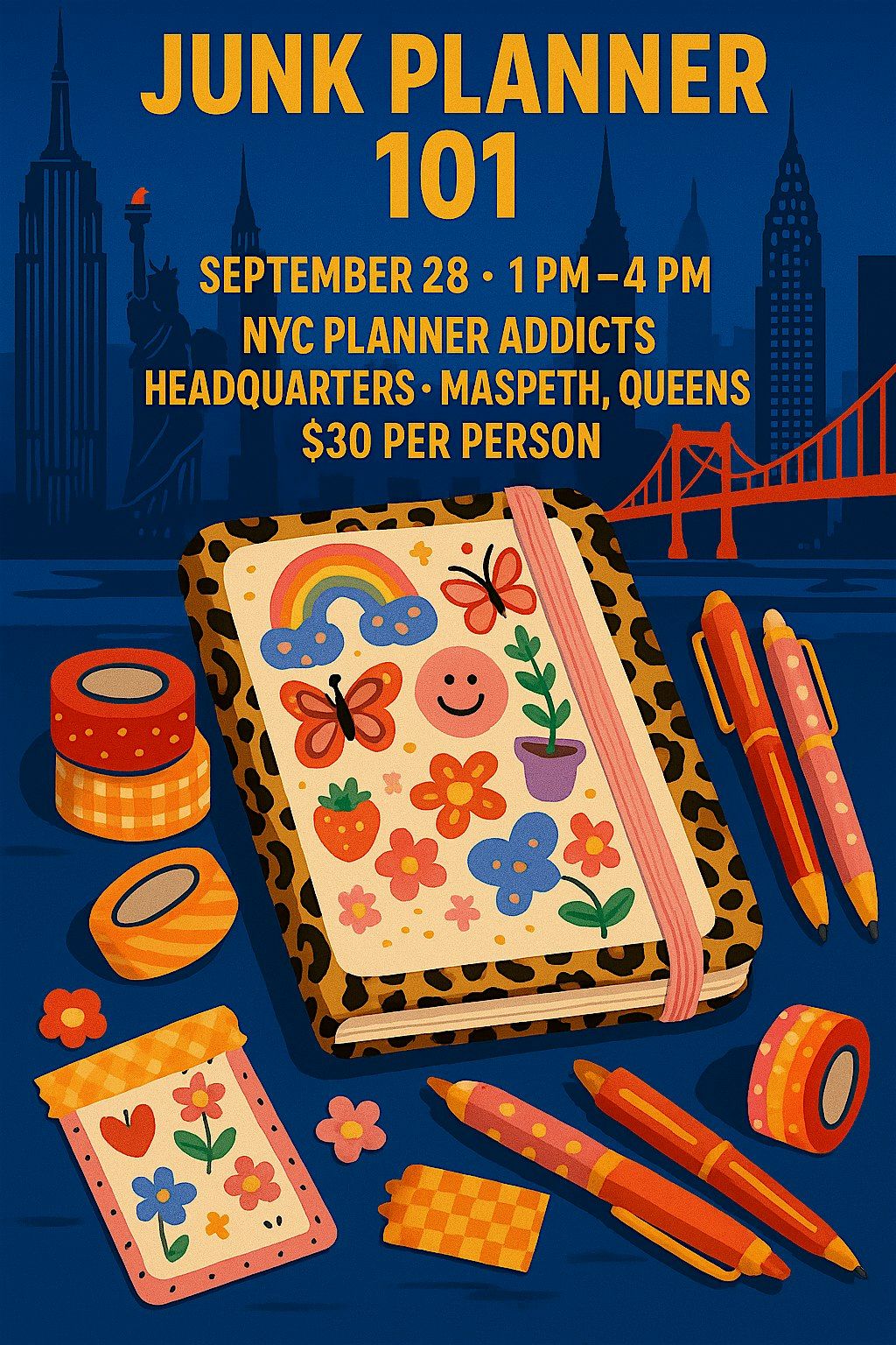 NYC Planner Addict's Junk Planner 101 (Sunday's Event)