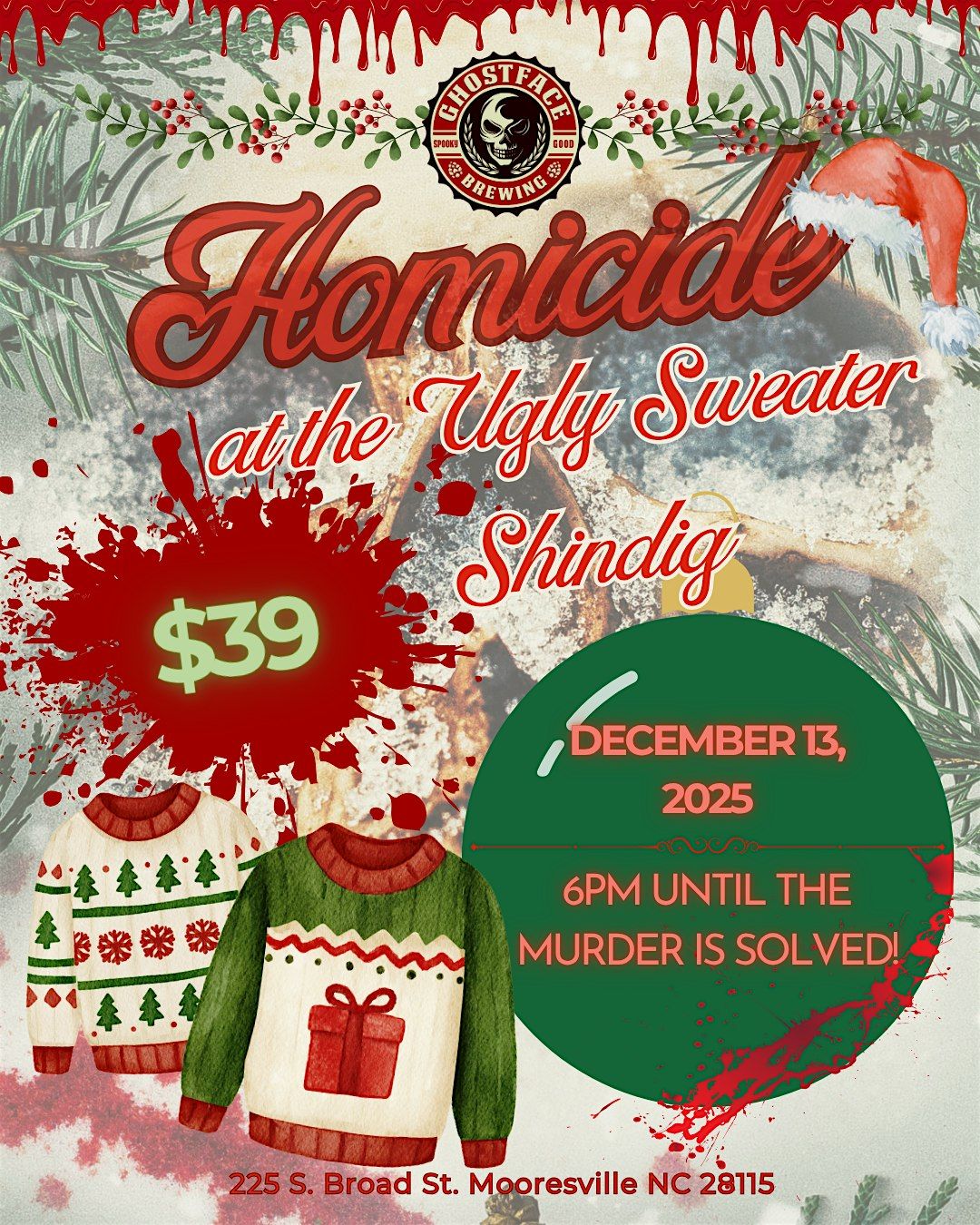 Homicide at the Ugly Sweater Shindig