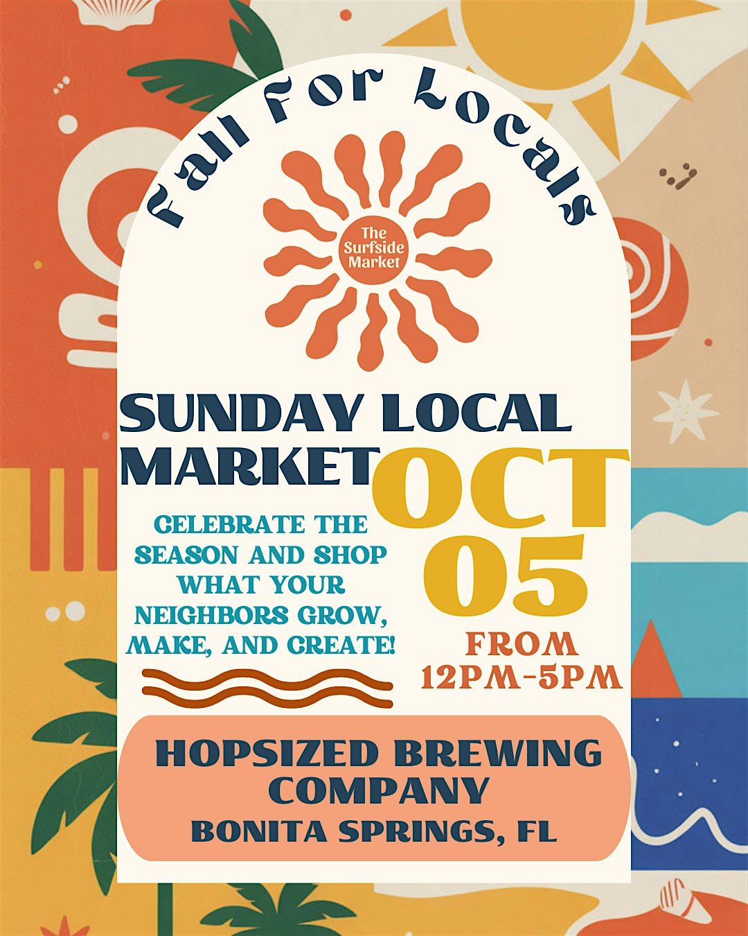 Fall For Locals Sunday Market At Hopsized Brewing!