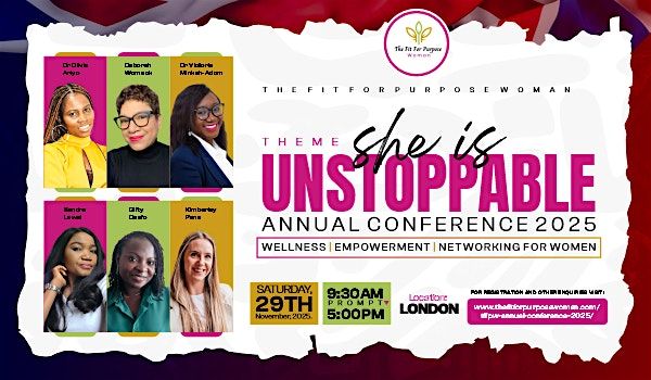 THE FIT FOR PURPOSE WOMAN CONFERENCE 2025