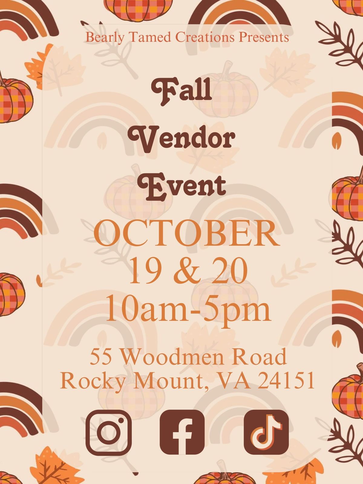 Fall Vendor Event