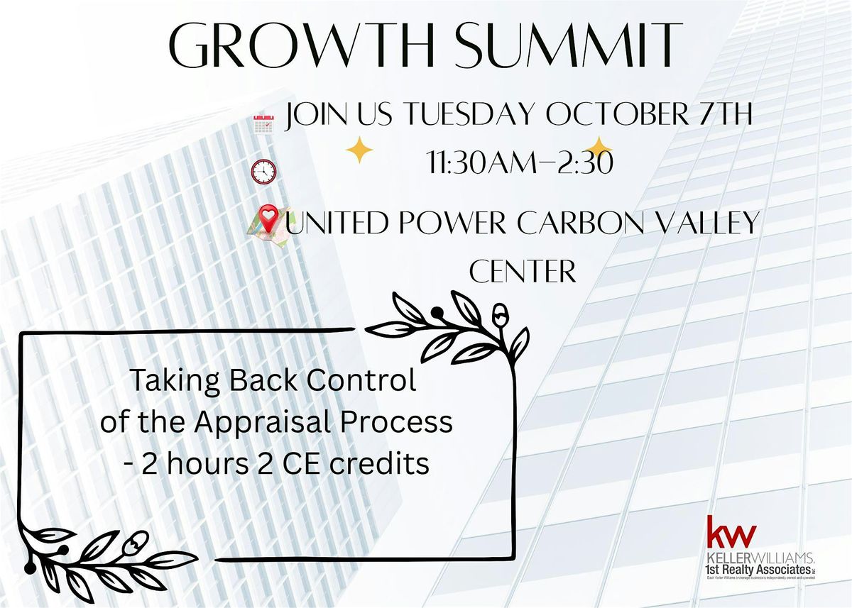 Growth Summit Oct 7th