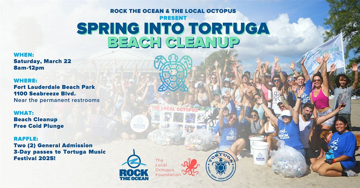 Spring into Tortuga Beach Cleanup!