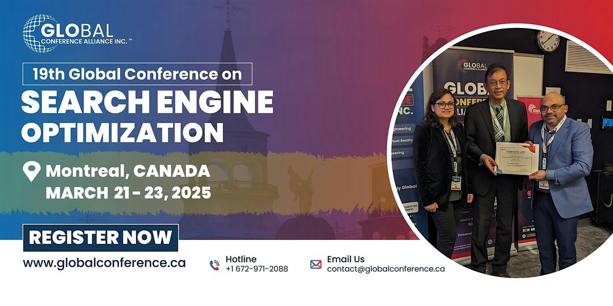 19th Global Conference on Search Engine Optimization (GCSEO)