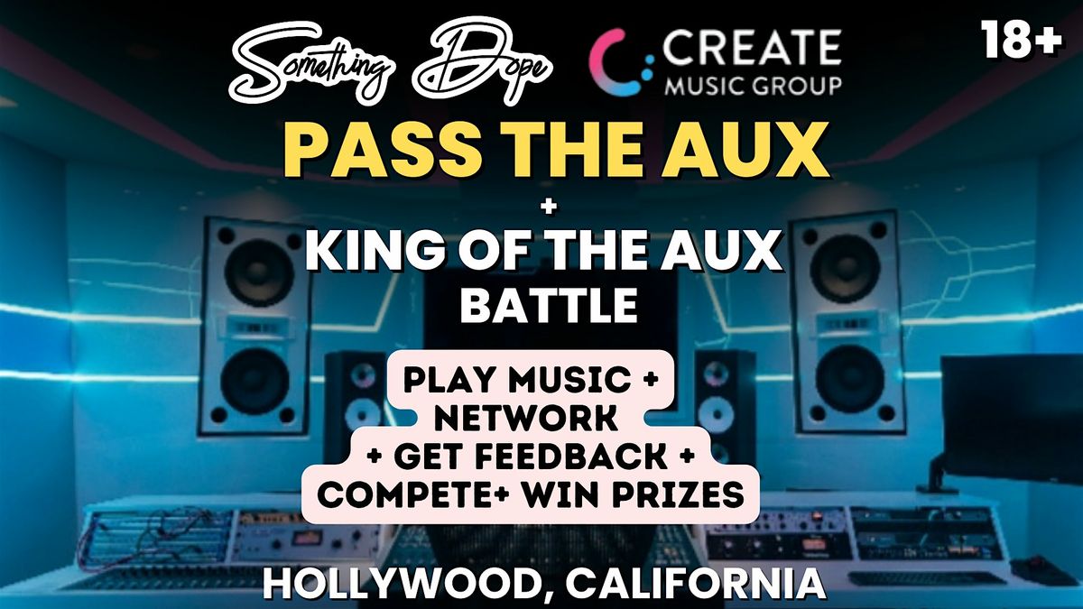 Pass the aux, Play your music, and Network in an A-list Music Studio