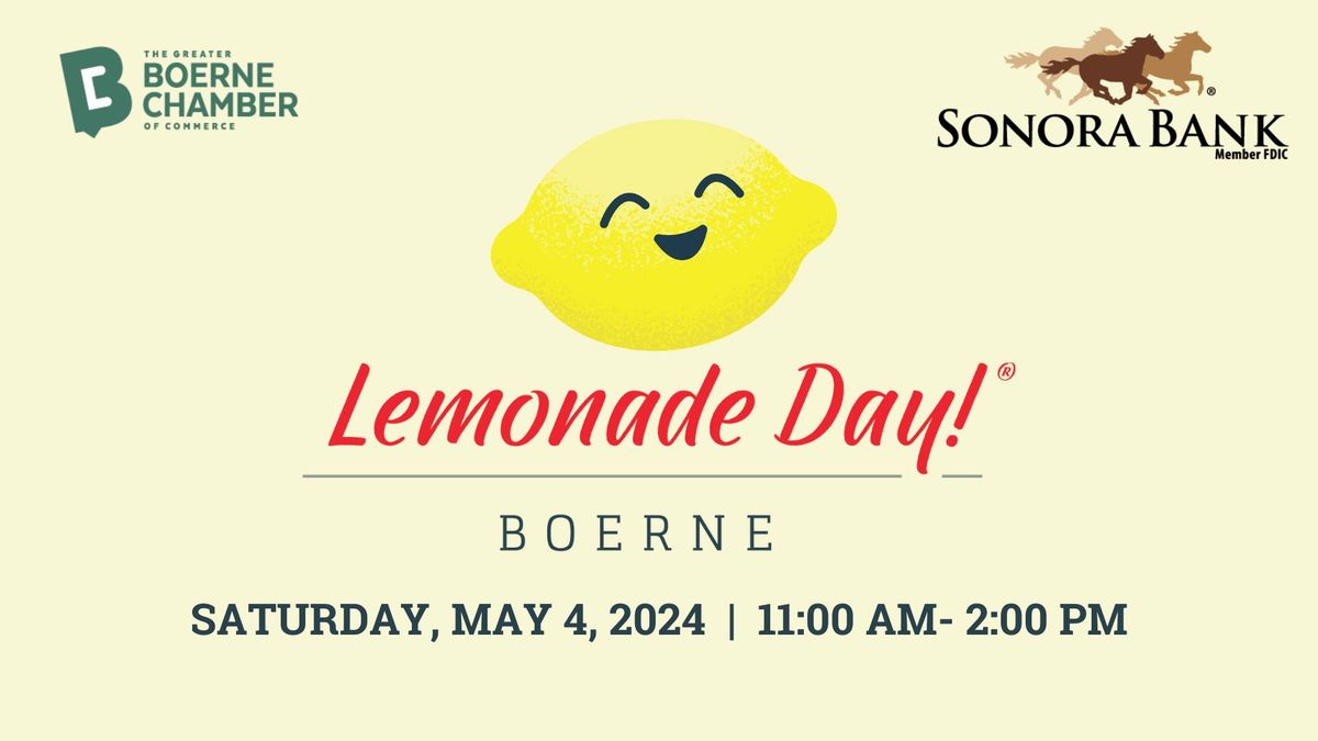 Boerne Lemonade Day - Presented by Sonora Bank