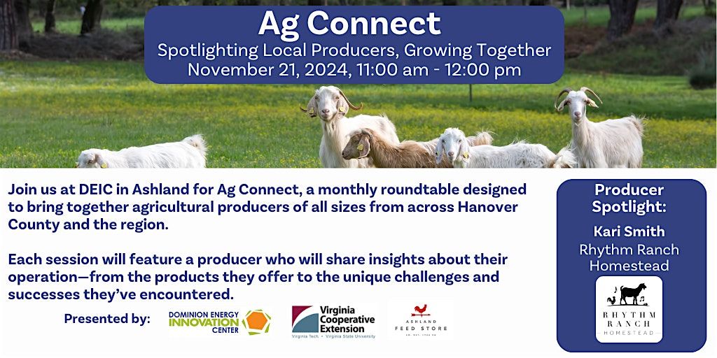 Ag Connect: Spotlighting Local Producers, Growing Together