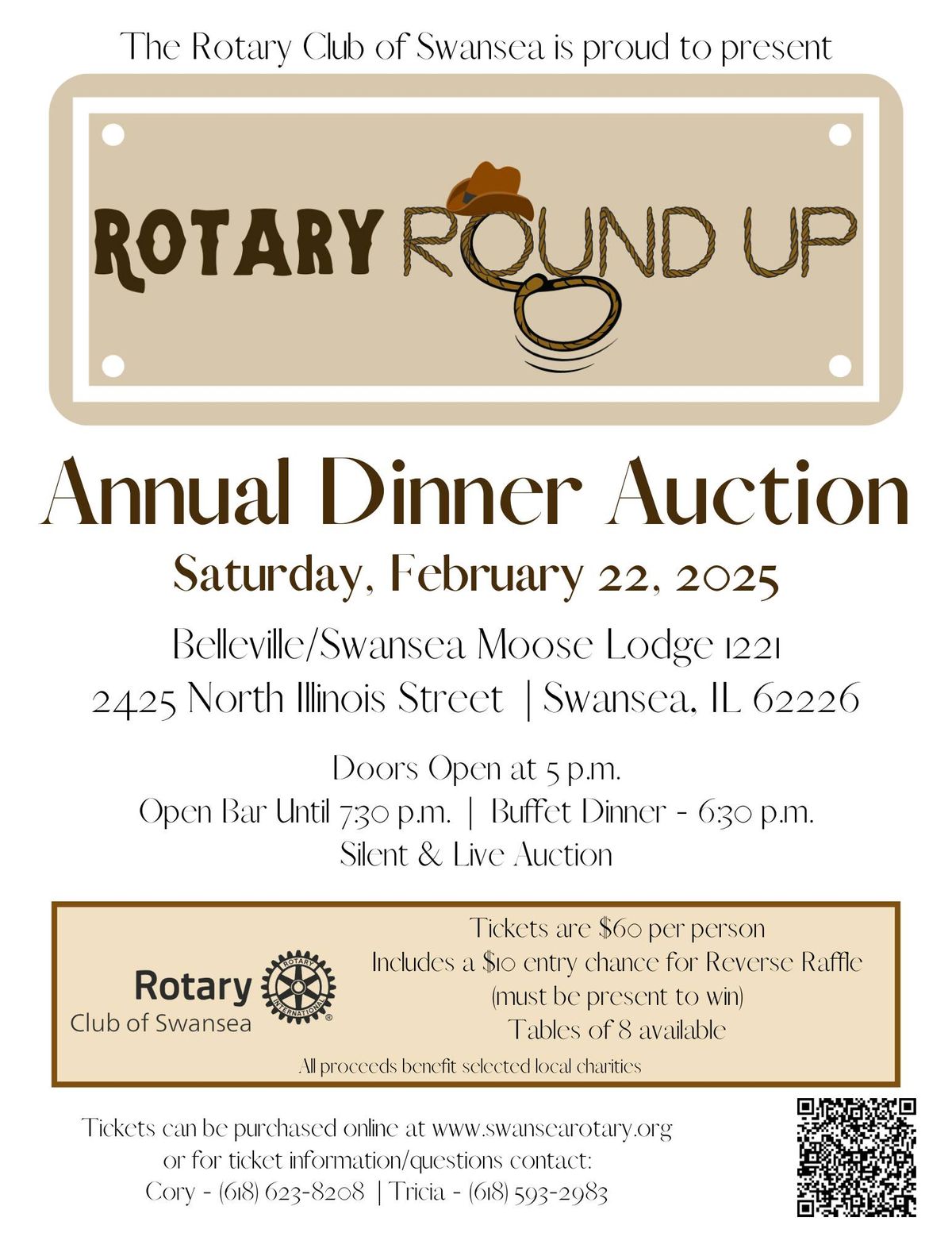 Rotary Round Up Annual Dinner Auction