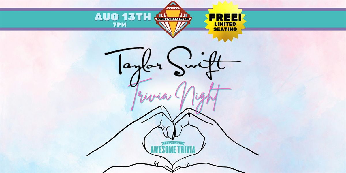 Taylor Swift Trivia at Bookhouse Brewing