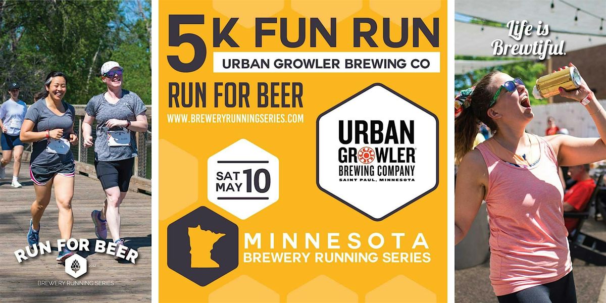 5k Beer Run x  Urban Growler Brewing Co | 2025 MN Brewery Running Series