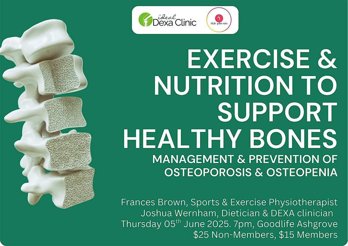 Bone health seminar *DATE CHANGE*