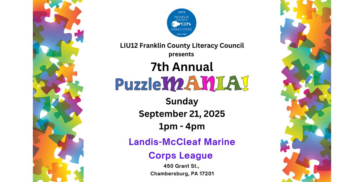 7th Annual Puzzle Mania!
