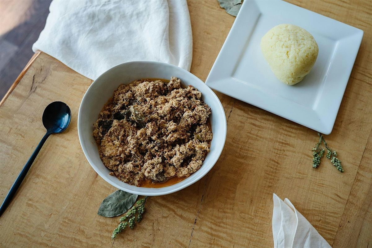 Kokoliko with Tilapia, Fufu, and Sambusa Cooking Class