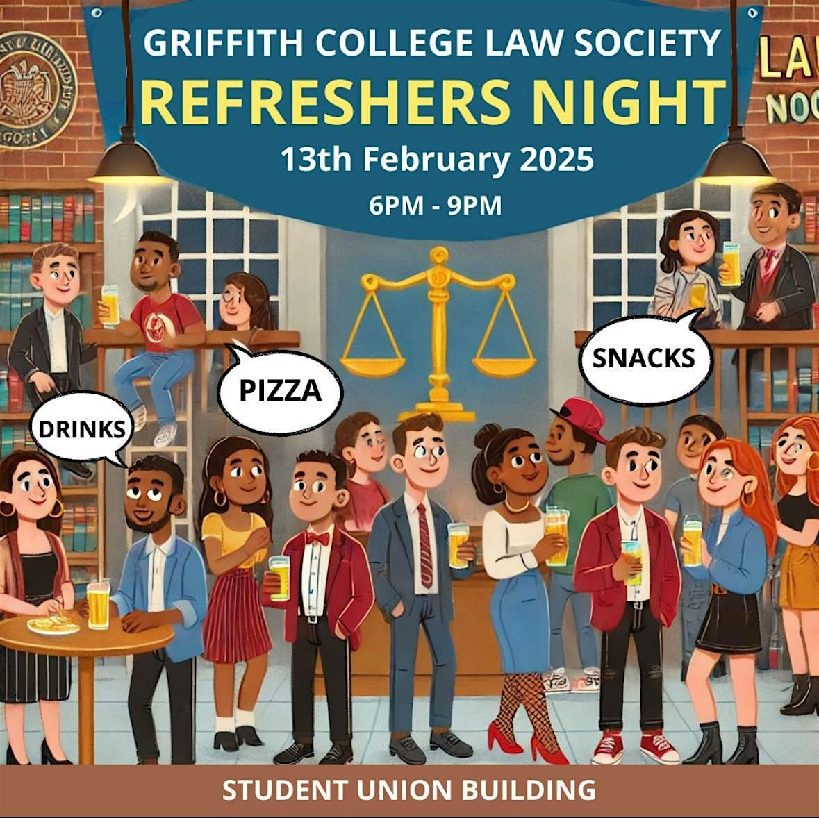 Griffith College Law Society - Refreshers Event