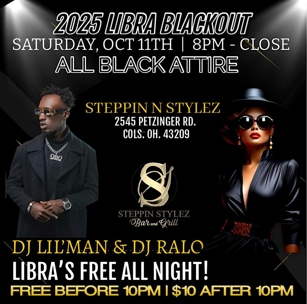 2025 Libra Blackout:All Black Attire
