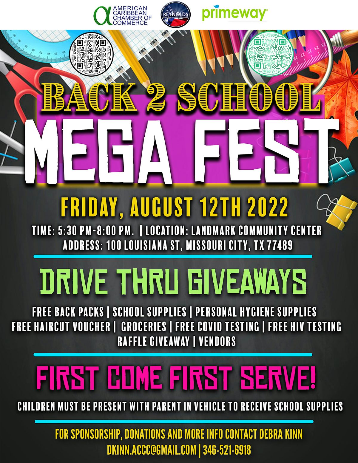 **6th ANNUAL BACK 2 SCHOOL MEGA FEST**