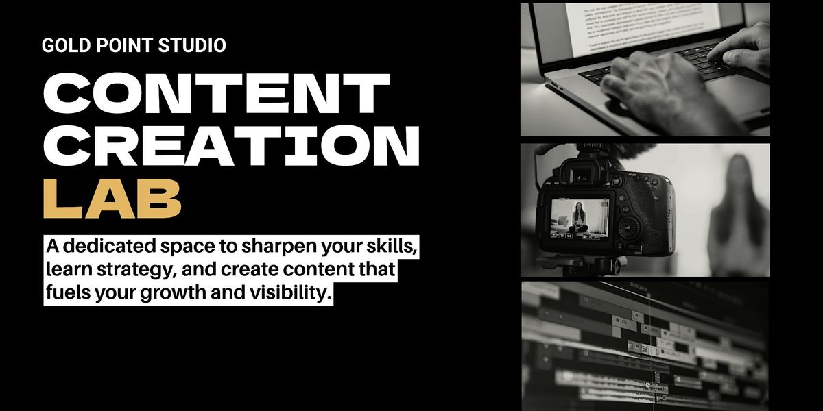 Content Creation Lab: Finish & Share Your Big Idea
