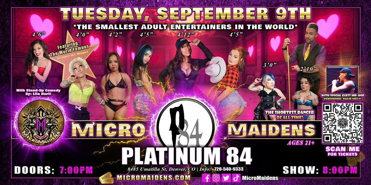 Denver, CO - Micro Maidens Dwarf Dancers @ Platinum 84 - Tuesday