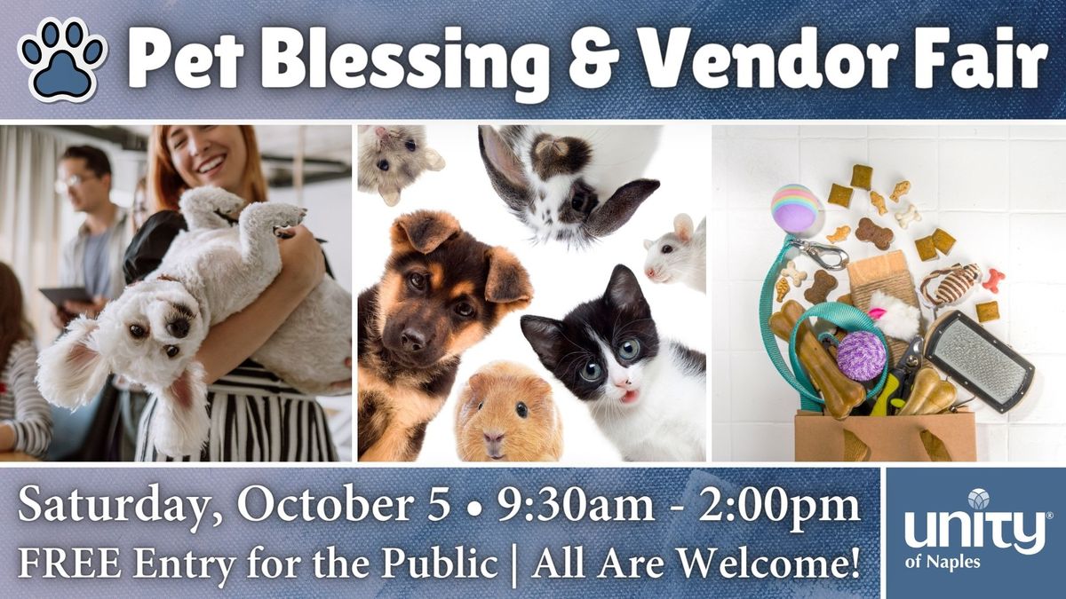 Pet Blessing & Vendor Fair