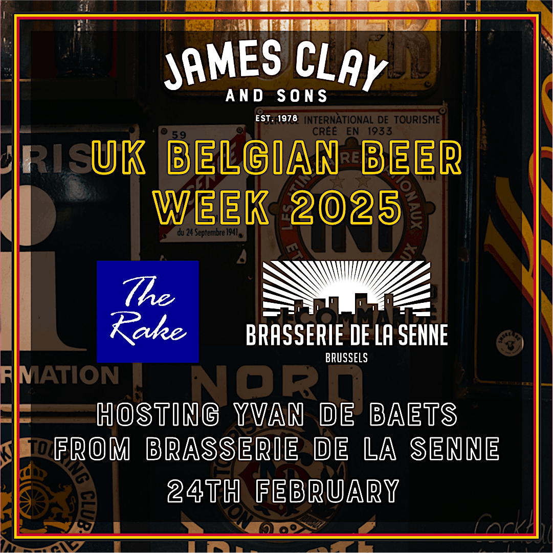 BELGIAN BEER WEEK -  Beer Tasting With Yvan De Baets From De La Senne