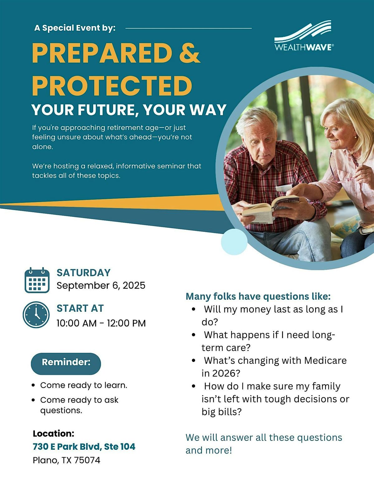 Prepared and Protected: Your Future, Your Way