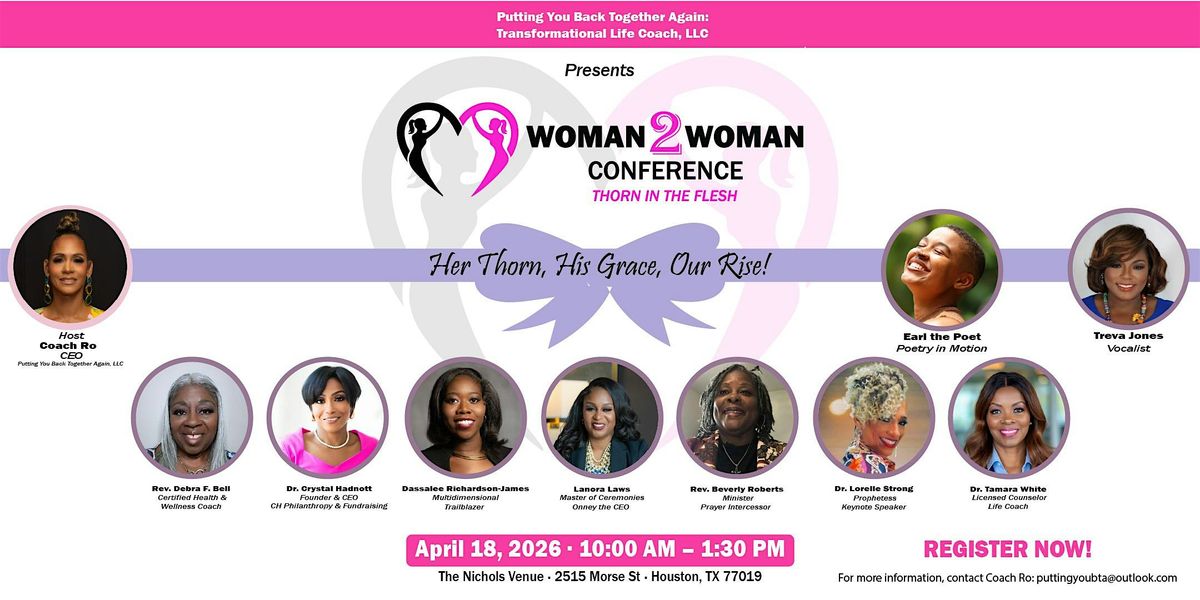 Woman2Woman Conference 2026: Thorn in the Flesh