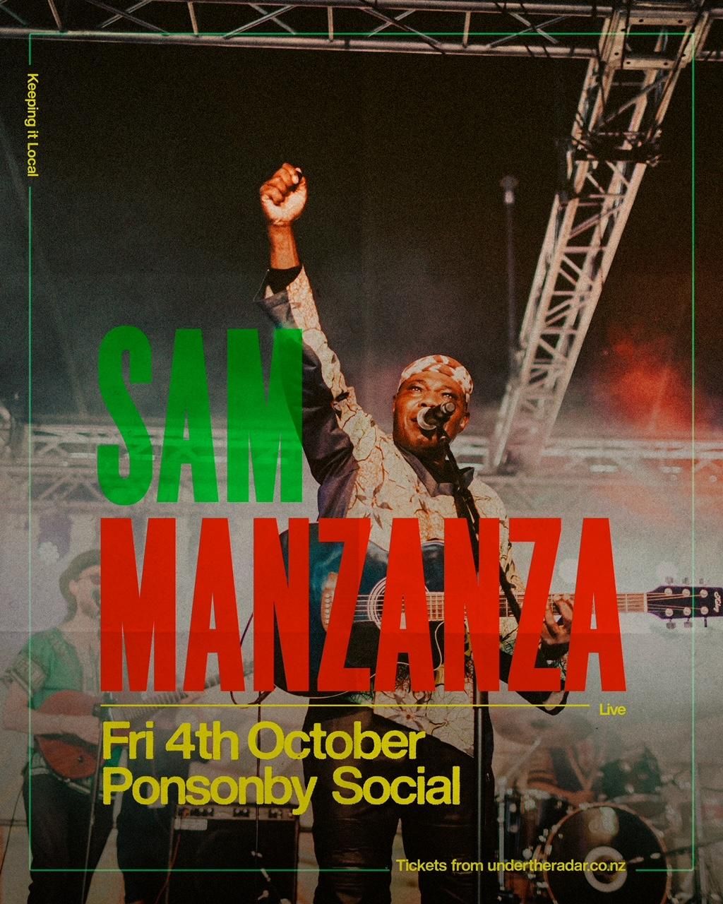 Sam Manzanza Live in Concert